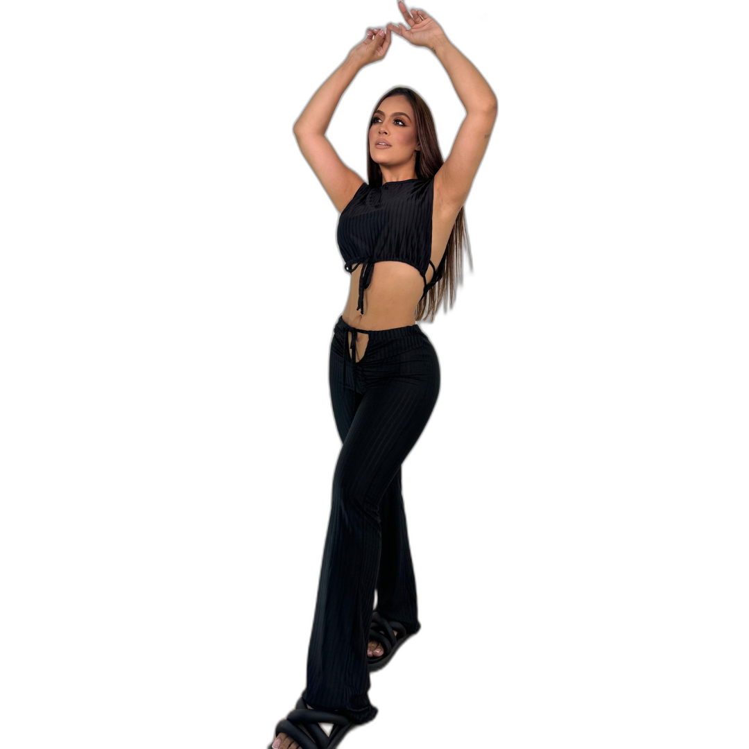Salida de baño blusa y pantalón